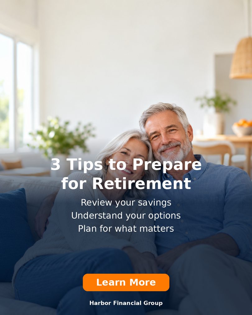 Example retirement tips post for a financial professional